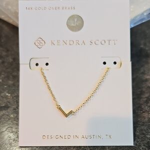 Kendra Scott Gold L Initial Necklace